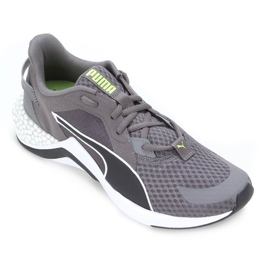 Tênis Puma Hybrid NX Ozone Masculino - Preto+Cinza Menor preço em Tênis Puma Hybrid NX Ozone Masculino - Preto+Cinza