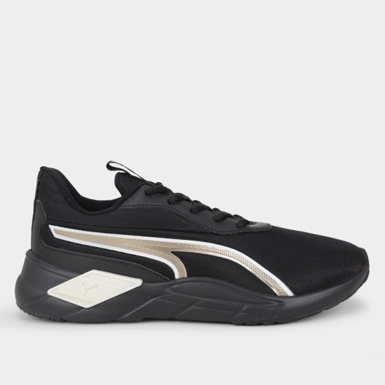 Tênis Puma Lex Logo Bdp Feminino - Preto+Dourado Menor preço em Tênis Puma Lex Logo Bdp Feminino - Preto+Dourado