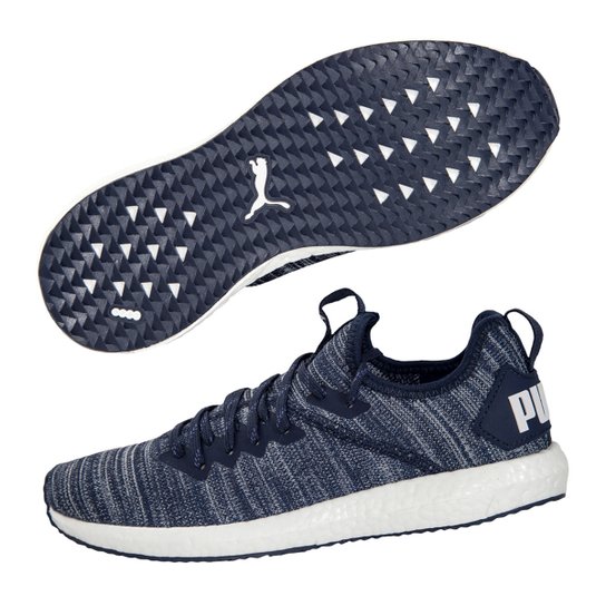 Tênis Puma Mega NRGY Flash Evoknit Bdp Feminino Azul+Branco