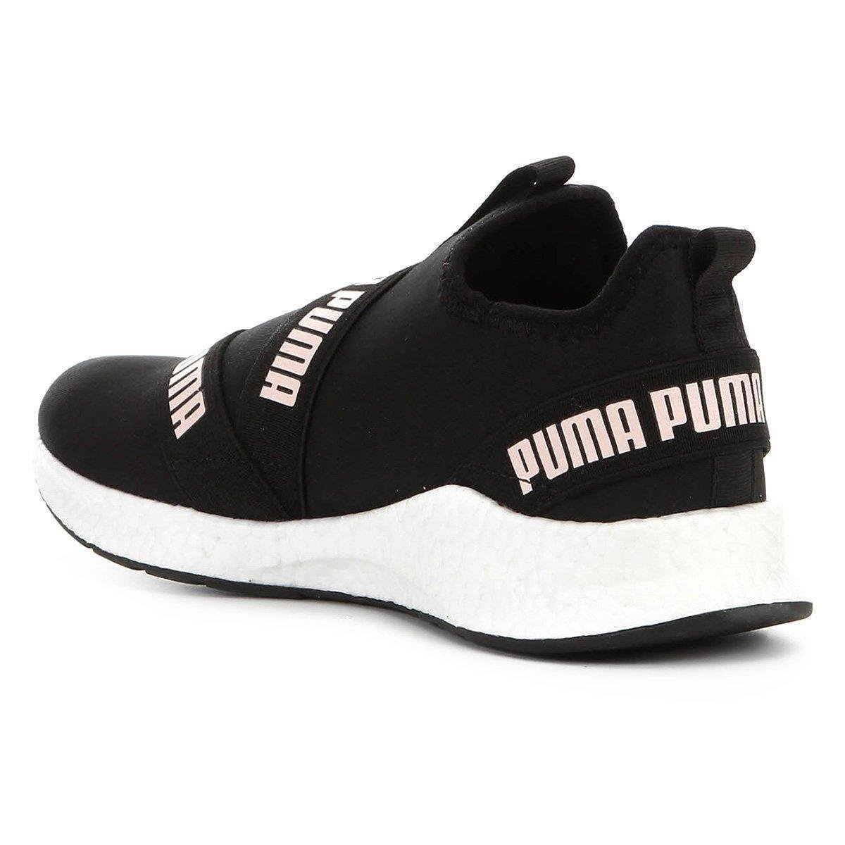 Tênis Puma Nrgy Star Slip-On - Preto+Branco | Netshoes