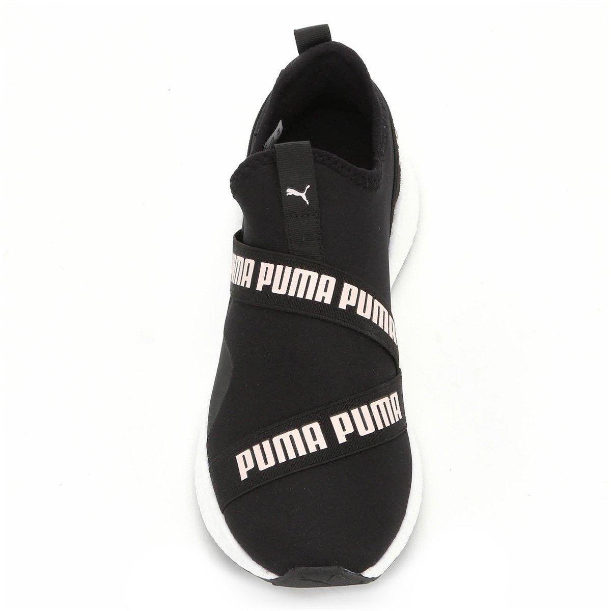 Tênis Puma Nrgy Star Slip-On - Preto+Branco | Netshoes