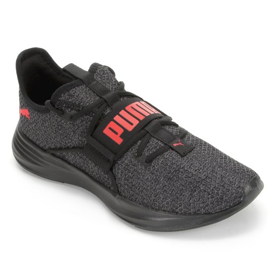 Tênis Puma Persist XT Knit Masculino - Preto+Vermelho é ruim? Tênis Puma Persist XT Knit Masculino - Preto+Vermelho é boa?