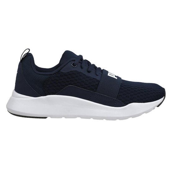 Tênis Puma Puma Wired - Marinho+Branco Menor preço em Tênis Puma Puma Wired - Marinho+Branco
