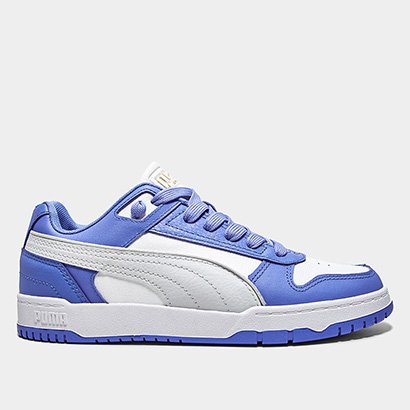 ryosei913 Tênis Puma RBD Game Low BDP Unissex - Branco+Azul | Netshoes