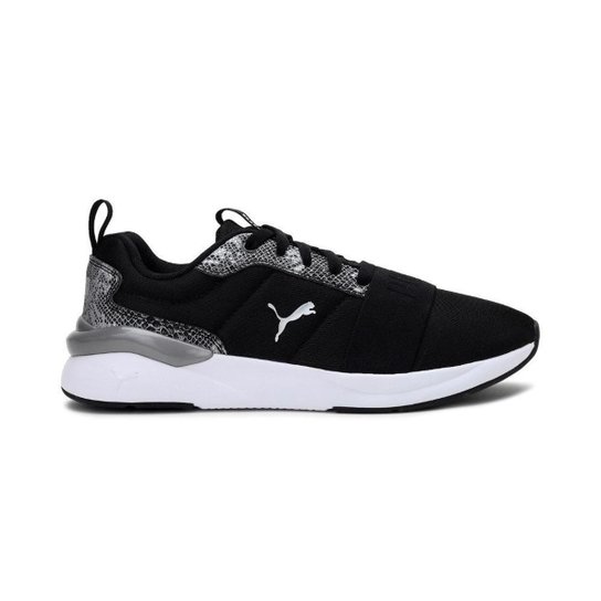 Tênis Puma Rose Plus Untamed Feminino 368870-01 - Preto+Cinza