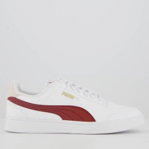 Imagem Tênis Puma Shuffle Branco e Vermelho