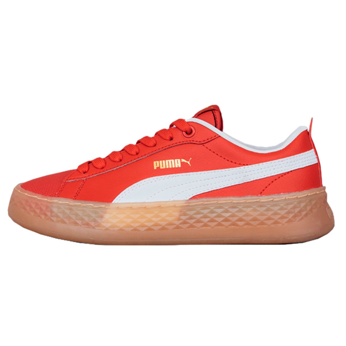 Tênis Puma Smash Platform Vt Bdp Feminino Vermelho+Branco Netshoes
