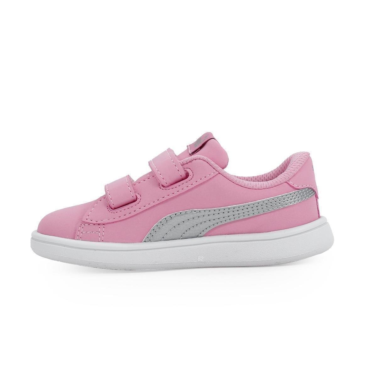 tenis puma rosa com glitter