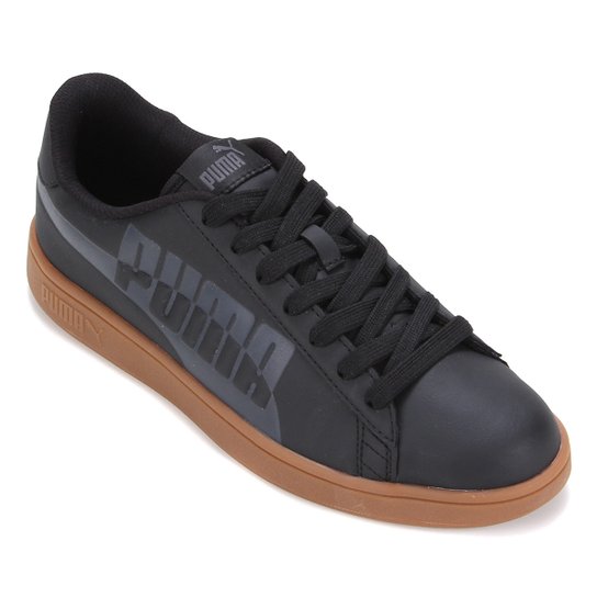 Tênis Puma Smash V2 Max - Preto Menor preço em Tênis Puma Smash V2 Max - Preto