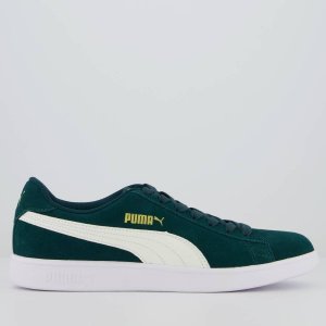Imagem Tênis Puma Smash V2 Verde Escuro