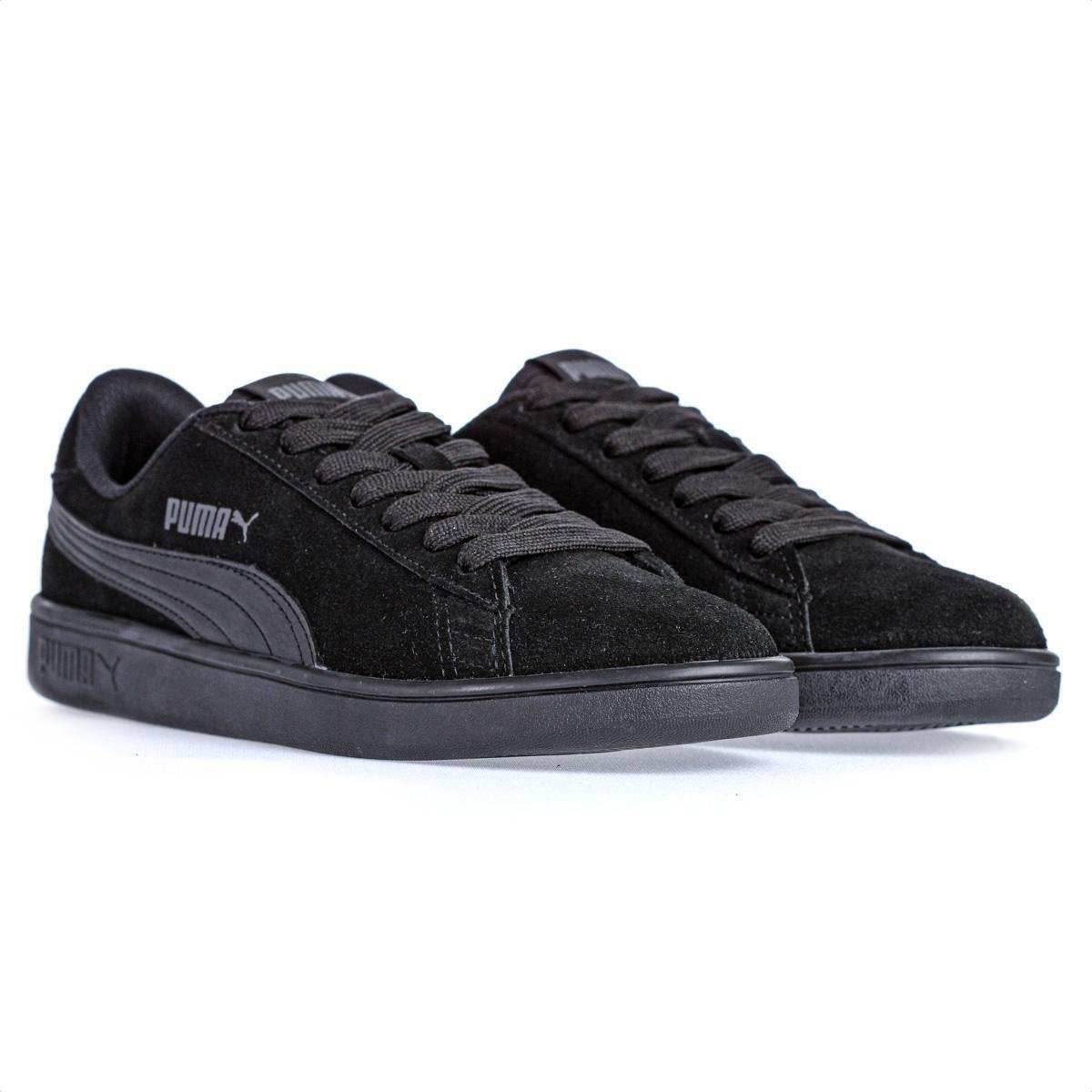 Tênis Puma Smash V2 WNS BDP Preto e Cinza - Unissex - Preto | Netshoes