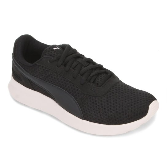 Tênis Puma St Activate - Preto+Branco Menor preço em Tênis Puma St Activate - Preto+Branco