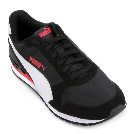 Tênis Puma St Runner V2 Nl - Preto e Branco Menor preço em Tênis Puma St Runner V2 Nl - Preto e Branco