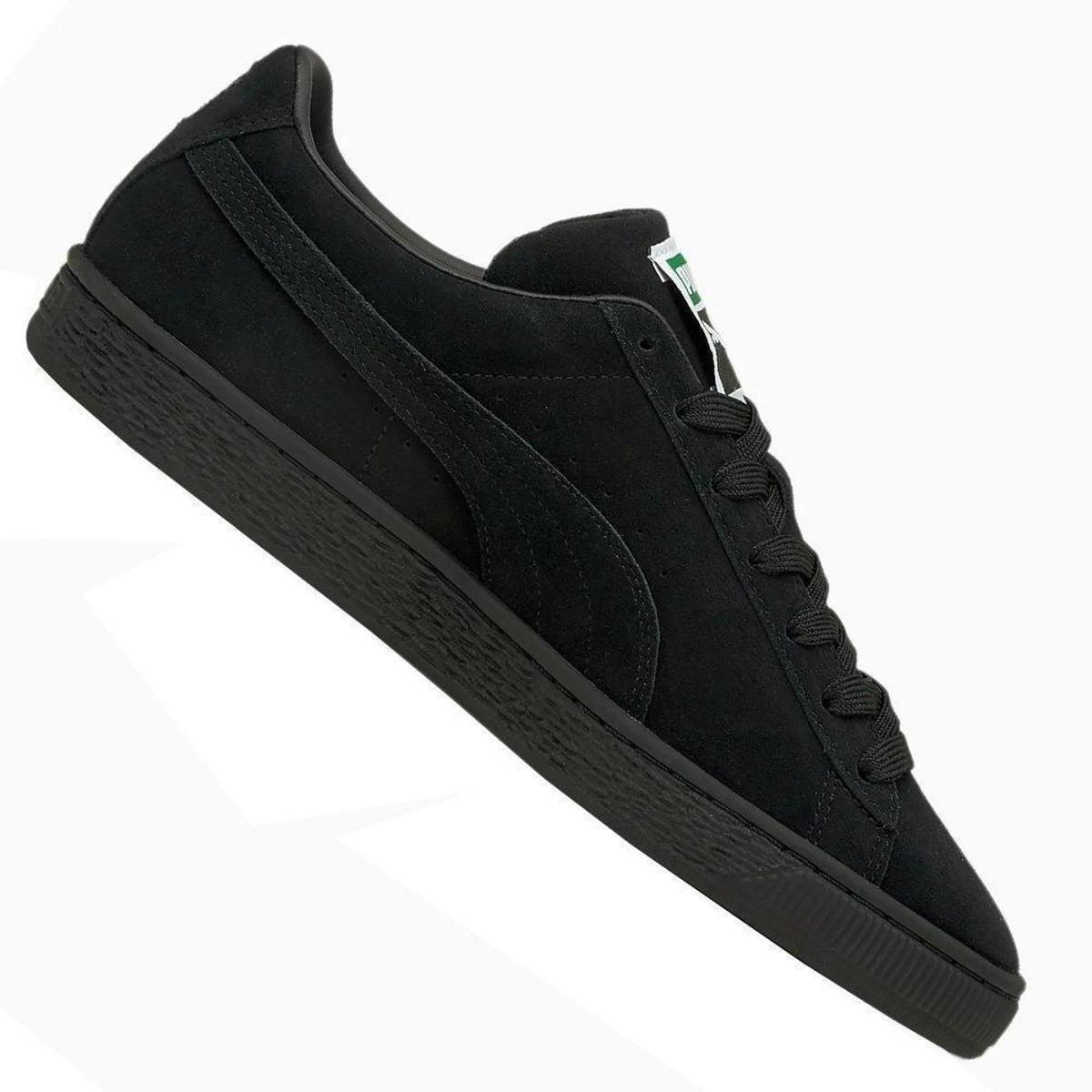 Tênis Puma Masculino Puma Suede Classic Preto Hot Tênis Puma Suede