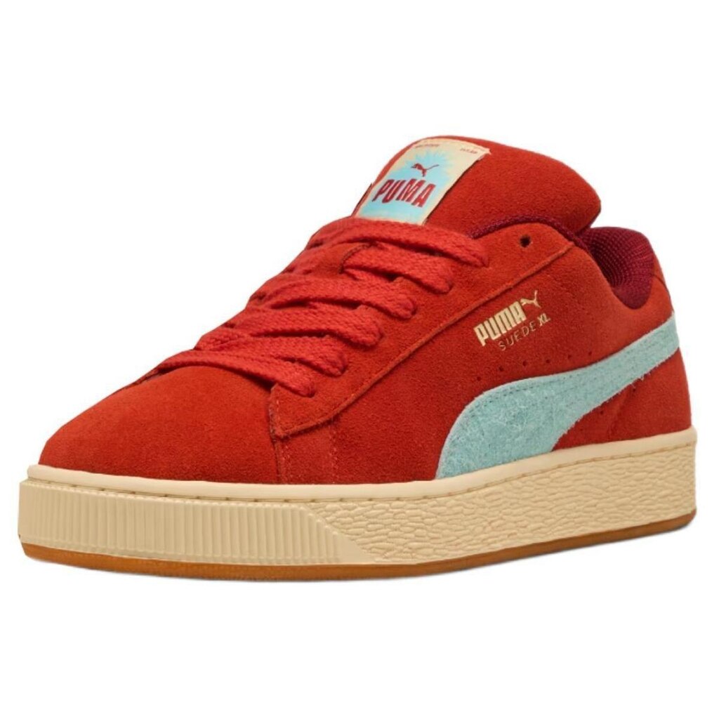 Tênis Puma Suede XL Weathered - Vermelho