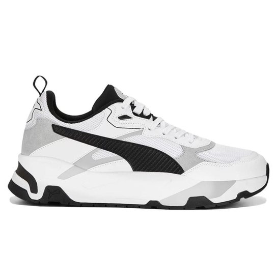 Tênis Puma Trinity Masculino - Branco+Preto Menor preço em Tênis Puma Trinity Masculino - Branco+Preto
