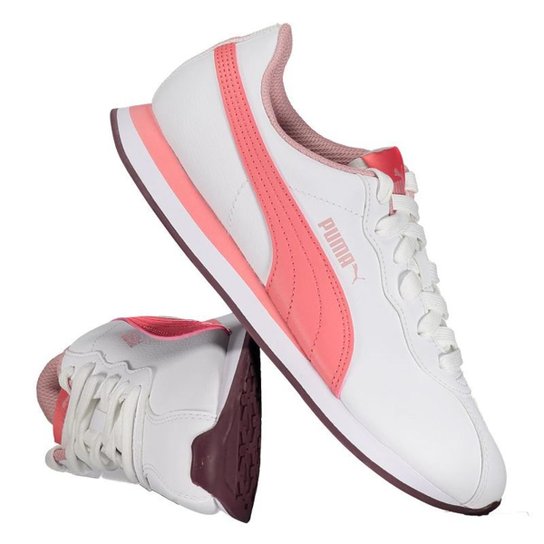 Tênis Puma Turin II Juvenil - Branco Menor preço em Tênis Puma Turin II Juvenil - Branco