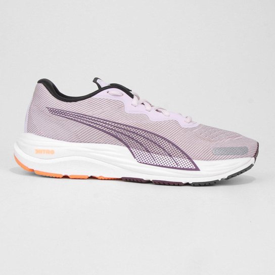 Tênis Puma Velocity Nitro 2 Feminino - Roxo+Vermelho Menor preço em Tênis Puma Velocity Nitro 2 Feminino - Roxo+Vermelho