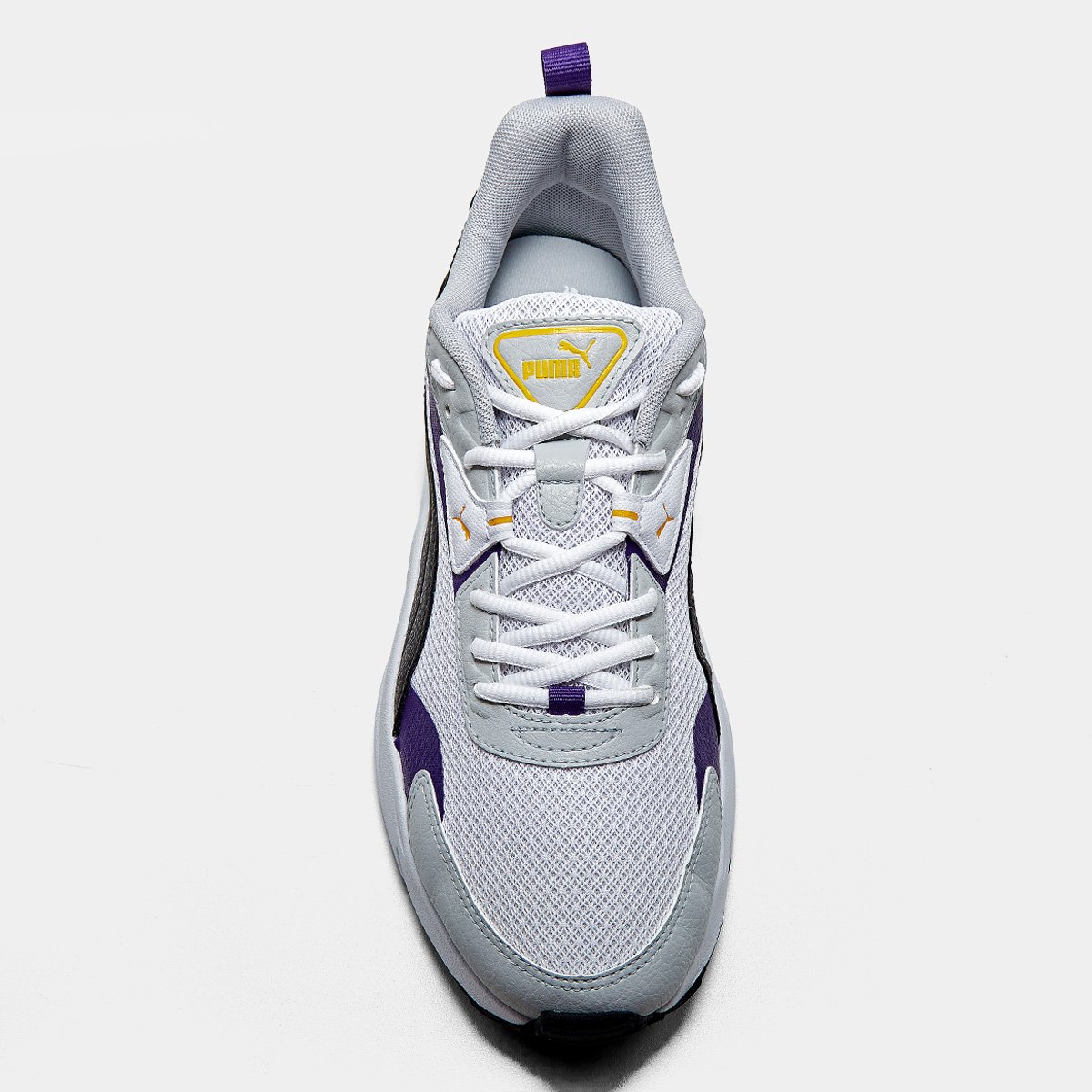 Tênis Puma Vis2K Back To Heritage Masculino - Branco+Roxo | Netshoes