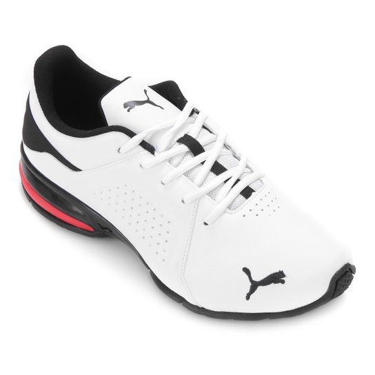 Tênis Puma Viz Runner BDP Masculino - Branco+Chumbo Menor preço em Tênis Puma Viz Runner BDP Masculino - Branco+Chumbo