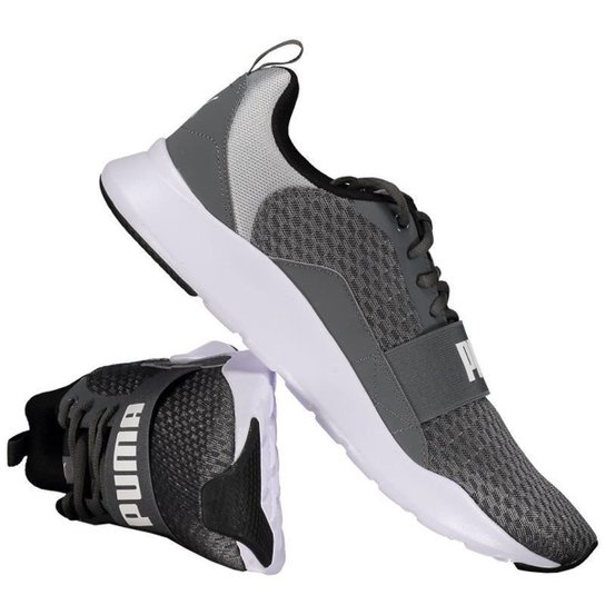 Tênis Puma Wired Castlerock Masculino - Cinza Menor preço em Tênis Puma Wired Castlerock Masculino - Cinza