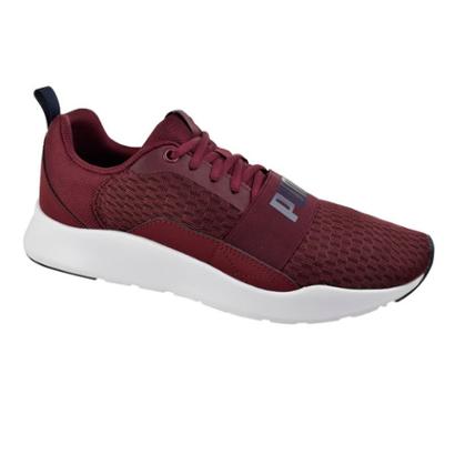 tenis puma wired vinho