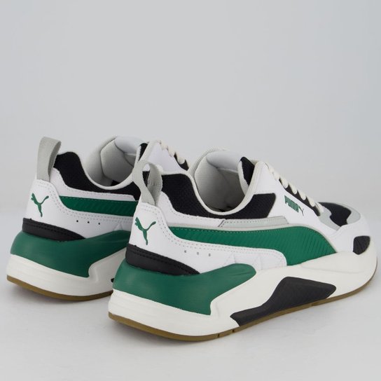 Tênis Puma X-Ray 2 Square Branco Preto e Verde