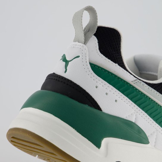 Tênis Puma X-Ray 2 Square Branco Preto e Verde