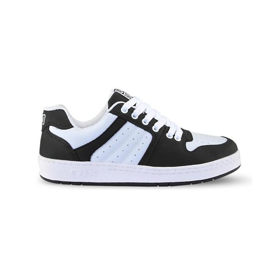 Tênis Qix 80's Branco / Preto - Branco+Preto Menor preço em Tênis Qix 80's Branco / Preto - Branco+Preto