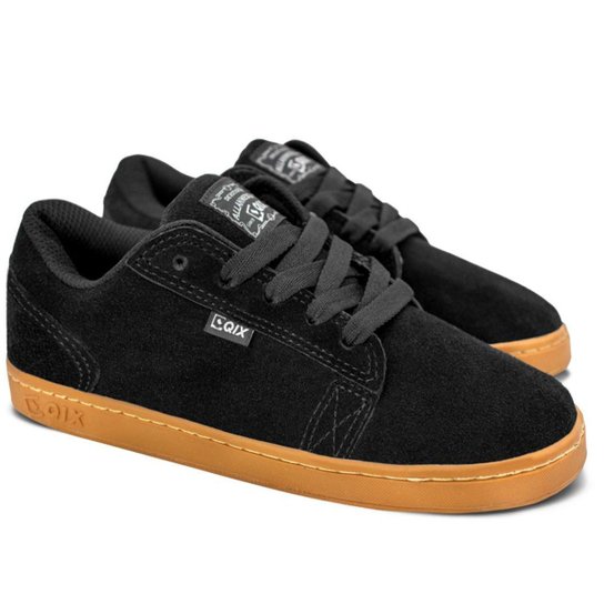 Tênis Qix Allan Mesquita MG Camurça Natural Unissex - Preto Menor preço em Tênis Qix Allan Mesquita MG Camurça Natural Unissex - Preto