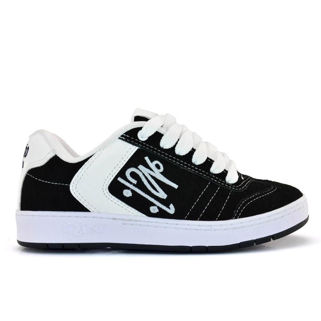 Tênis QIX Chorão Lado B Camurça - Preto/Branco (52010026.002)