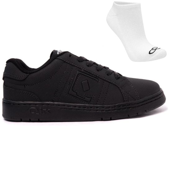 Tênis Qix Combat Masculino + Meias Originais - Preto Menor preço em Tênis Qix Combat Masculino + Meias Originais - Preto