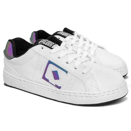 Tênis Qix Combat Refletivo Exclusivo Skate - Branco Menor preço em Tênis Qix Combat Refletivo Exclusivo Skate - Branco