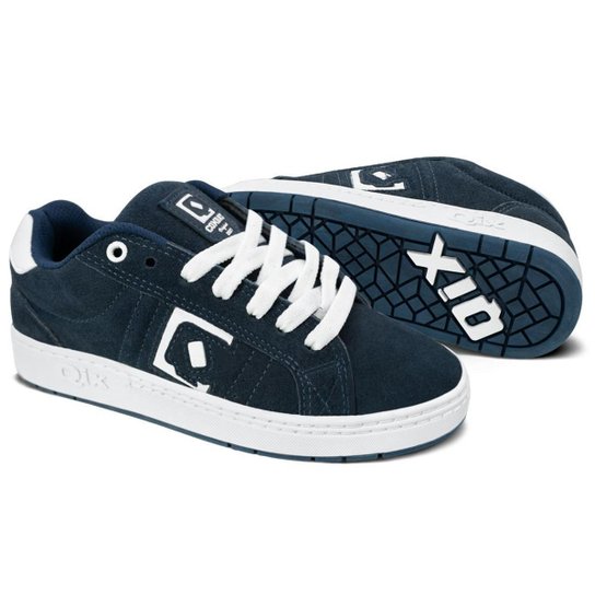 Tênis Qix Combat Suede Marinho Branco