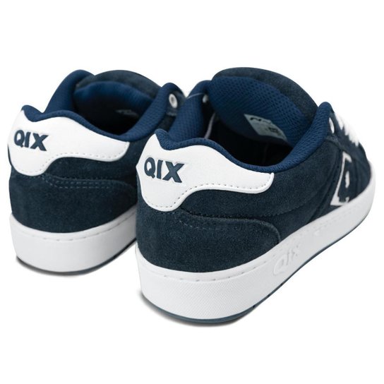 Tênis Qix Combat Suede Marinho Branco
