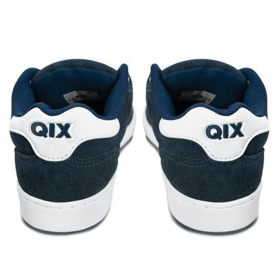 Tênis Qix Combat Suede Marinho Branco