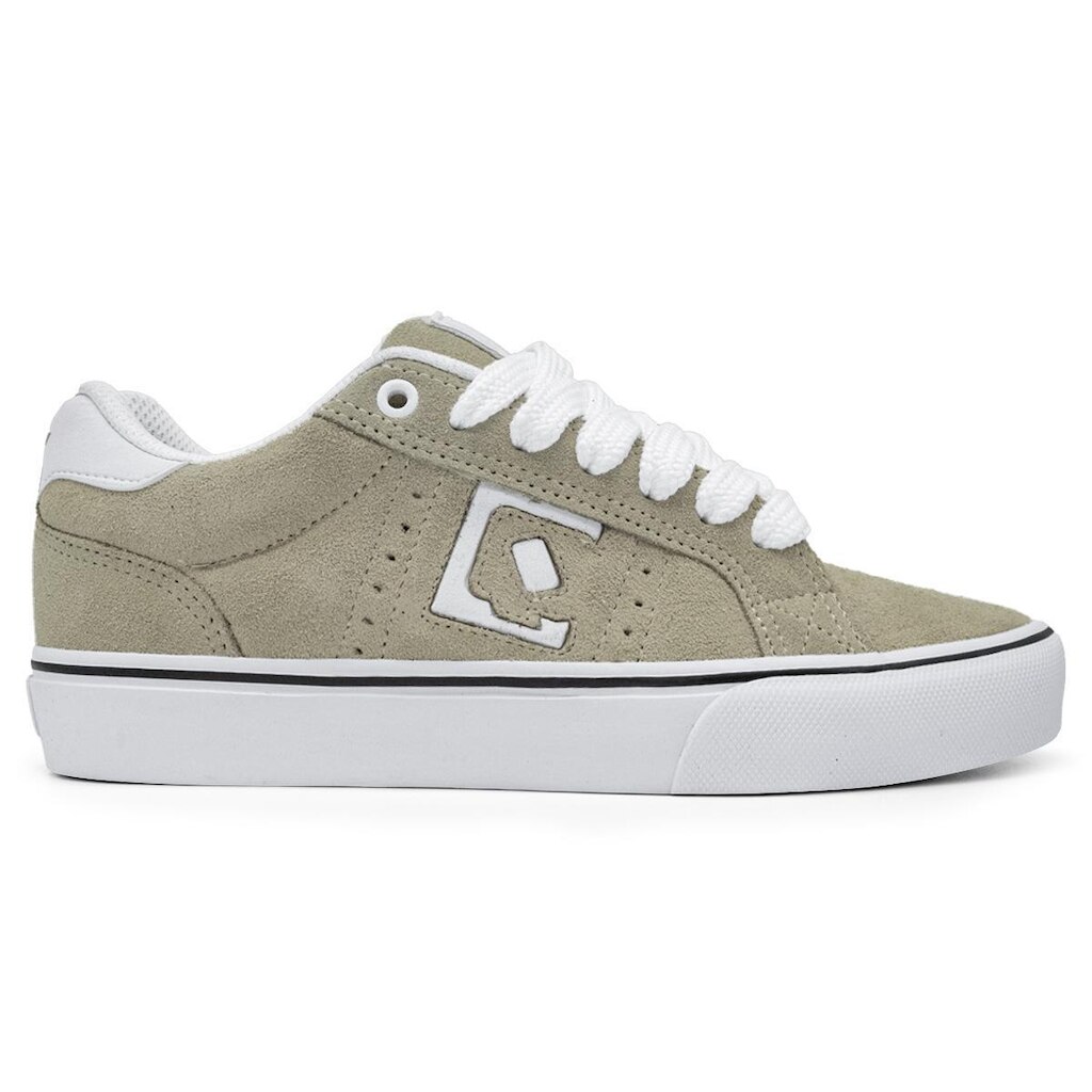Tênis Qix Combat Suede Vulk Unissex | Cinza Branco