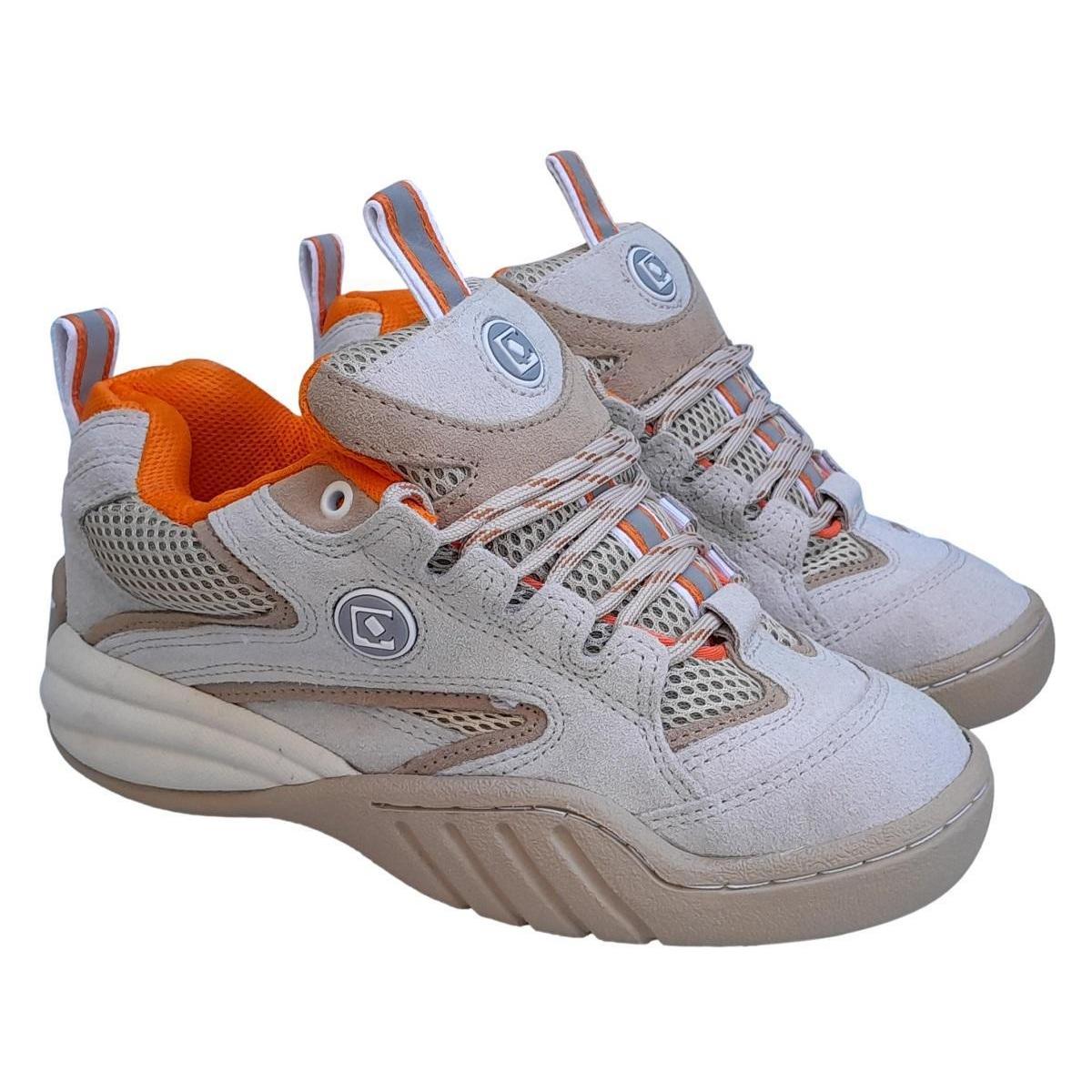 Tênis Qix Contest 02 911 Refletivo Robusto Plasma Sneaker Bege