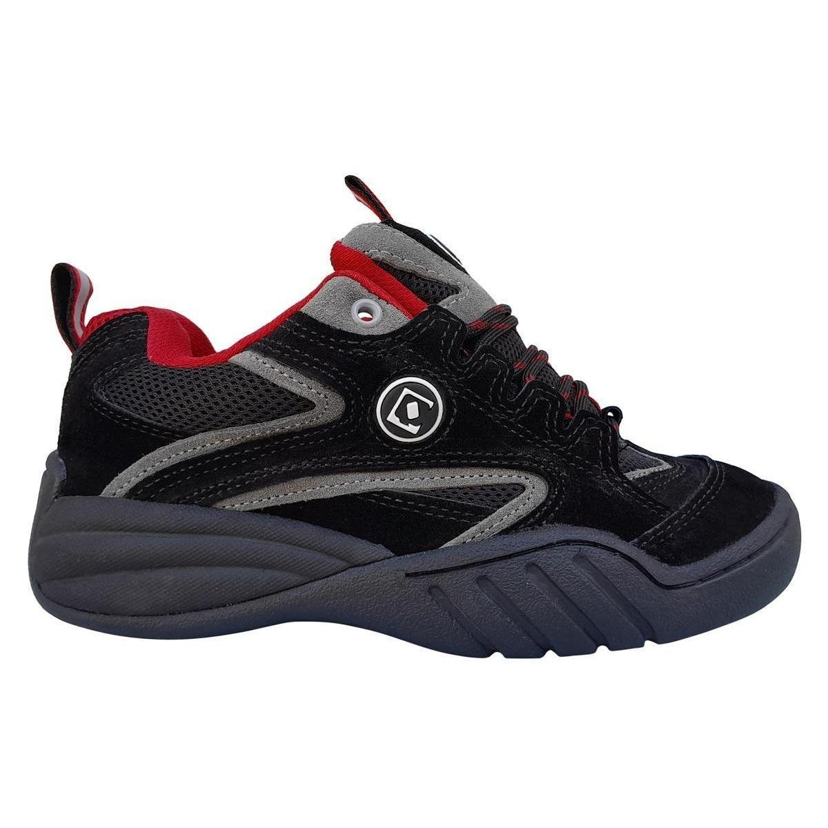 Tênis Qix Contest 02 911 Refletivo Robusto Plasma Sneaker Preto