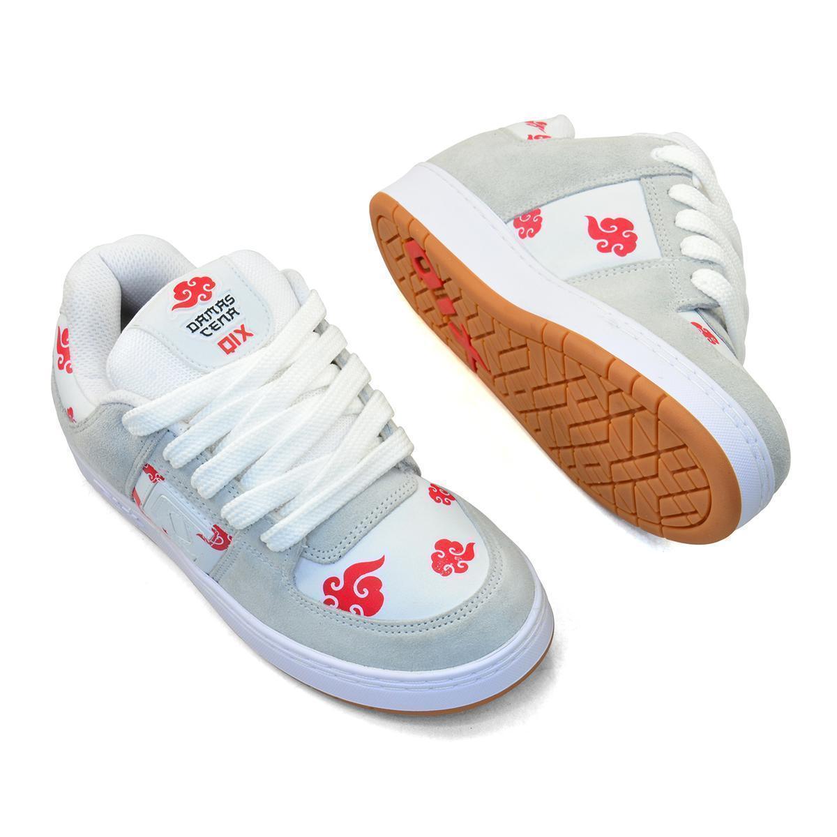 akky  Tênis Qix Damascena 90s Og Akatsuki Masculino QX-52010029 - Branco