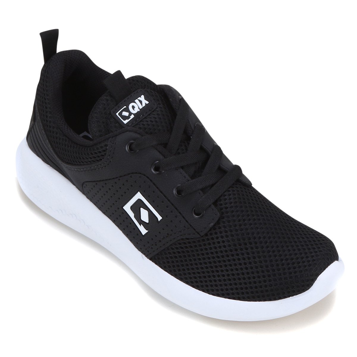 Skate Tenis Qix Db Preto Tênis Qix DB2 Preto+Branco Netshoes