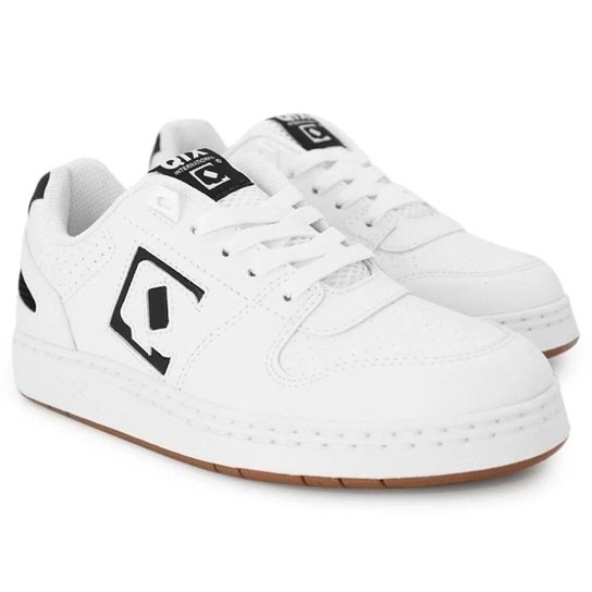 Tênis Qix Full /Preto/ 120008 - Branco Menor preço em Tênis Qix Full /Preto/ 120008 - Branco