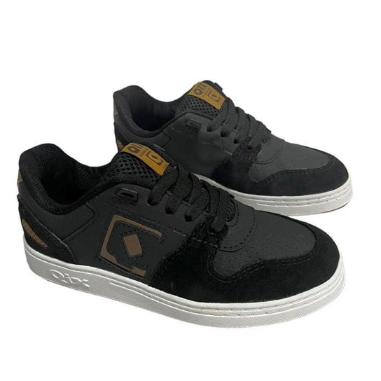 Tenis QIX FULL Prt/Caramelo - Preto Menor preço em Tenis QIX FULL Prt/Caramelo - Preto