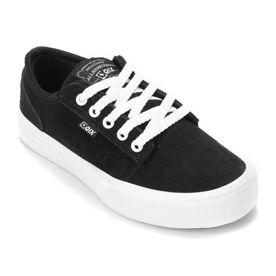 Tênis Qix Jacar Duo Color - Preto+Branco Menor preço em Tênis Qix Jacar Duo Color - Preto+Branco