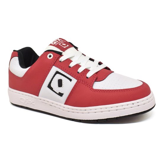 Tênis Qix Masculino 90 s Vermelho/Branco 39 - Vermelho Escuro+Branco Menor preço em Tênis Qix Masculino 90 s Vermelho/Branco 39 - Vermelho Escuro+Branco