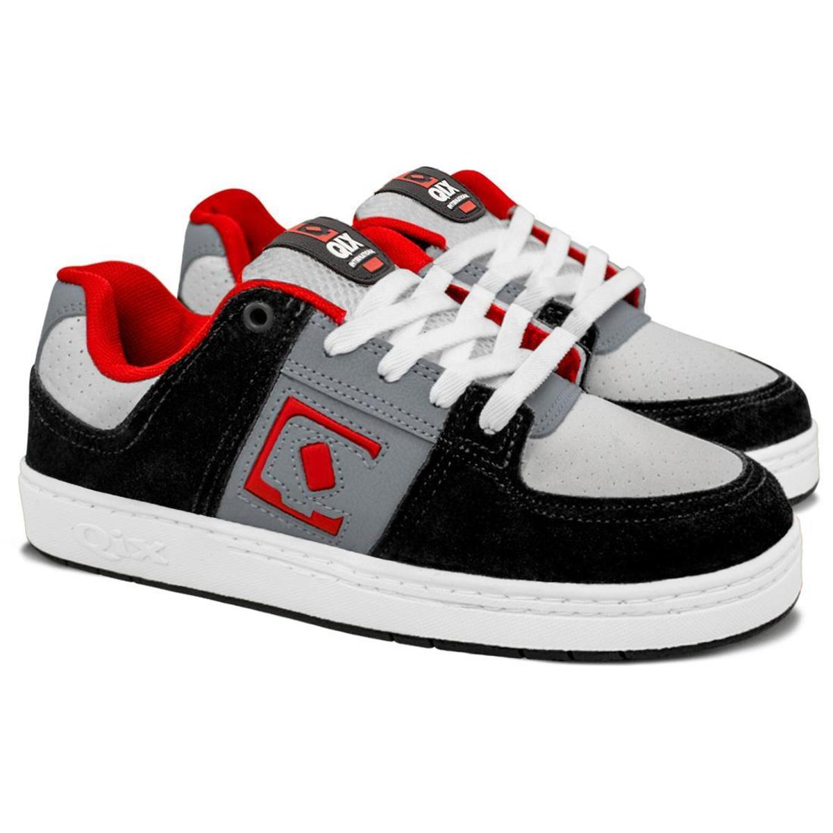 Tênis Qix Skate Retrô 90s MG Vermelho Branco