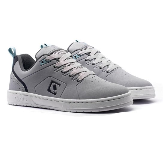 Tênis Qix Smash Azul Celeste Masculino Feminino - Cinza Menor preço em Tênis Qix Smash Azul Celeste Masculino Feminino - Cinza