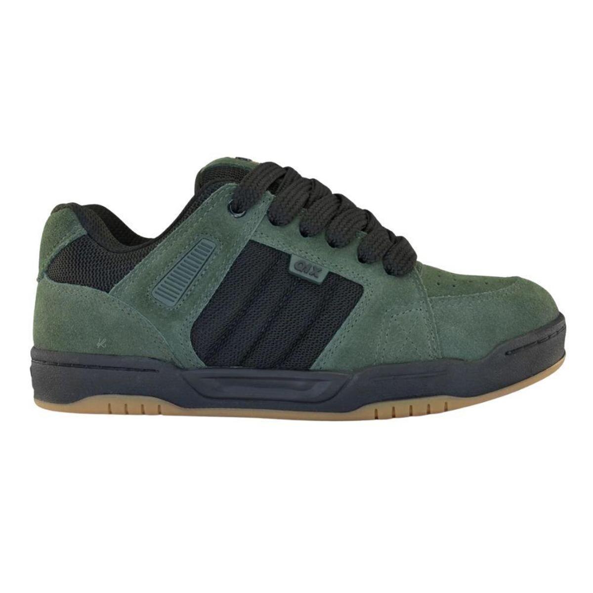 Tênis Qix Square Suede Skate Unissex - Verde+Preto | Netshoes Tênis Qix Square Suede Skate Unissex - Verde+Preto | Netshoes