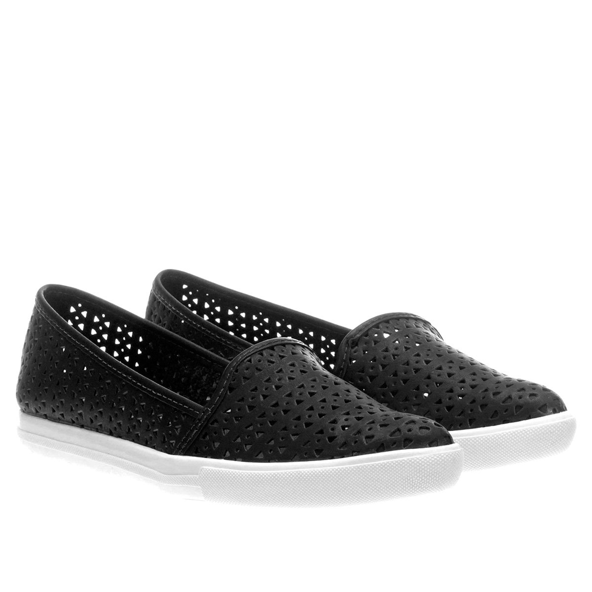 slip on quiz preto