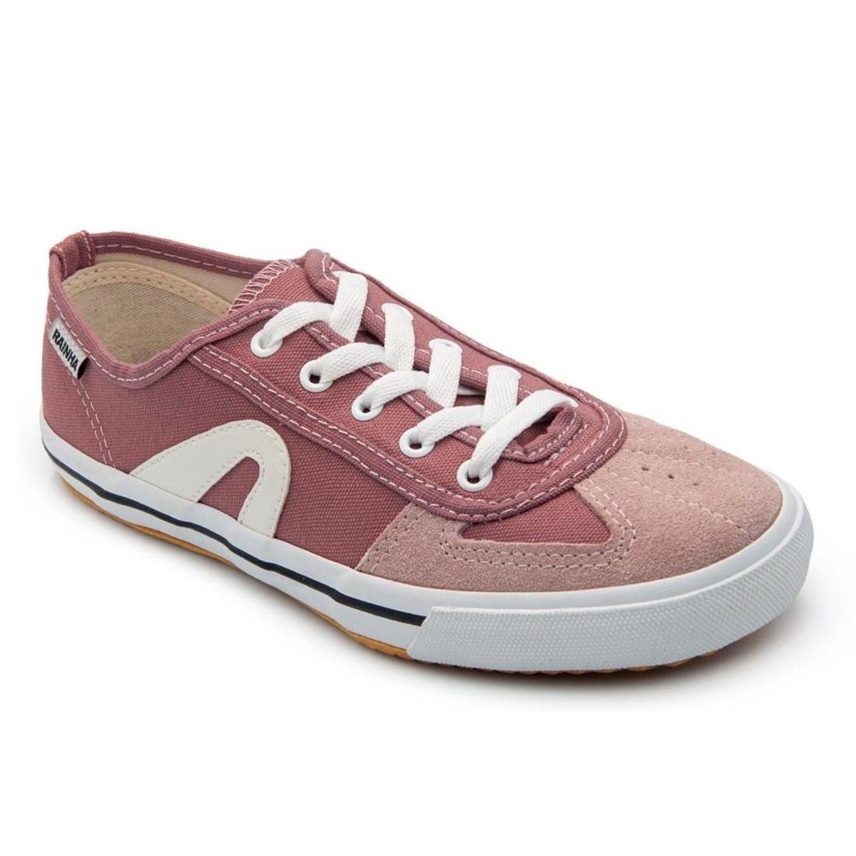 Tênis Rainha Feminino VL 2500 Casual Rosa+Branco Netshoes